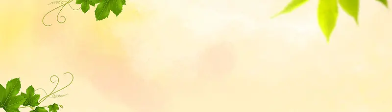 清新淡雅banner背景