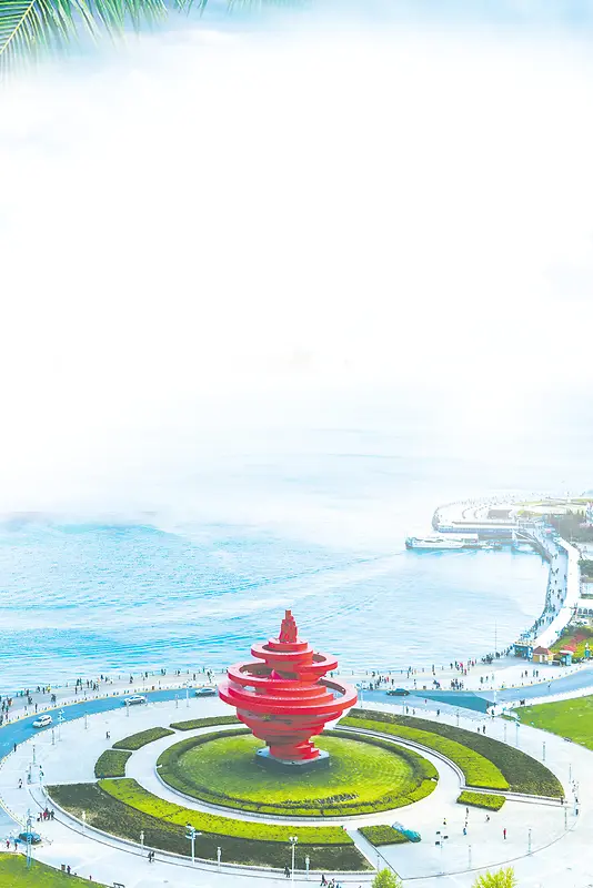 大气青岛旅游PSD素材背景图片素材下载_图片编号qzvwkwdv-免抠素材网