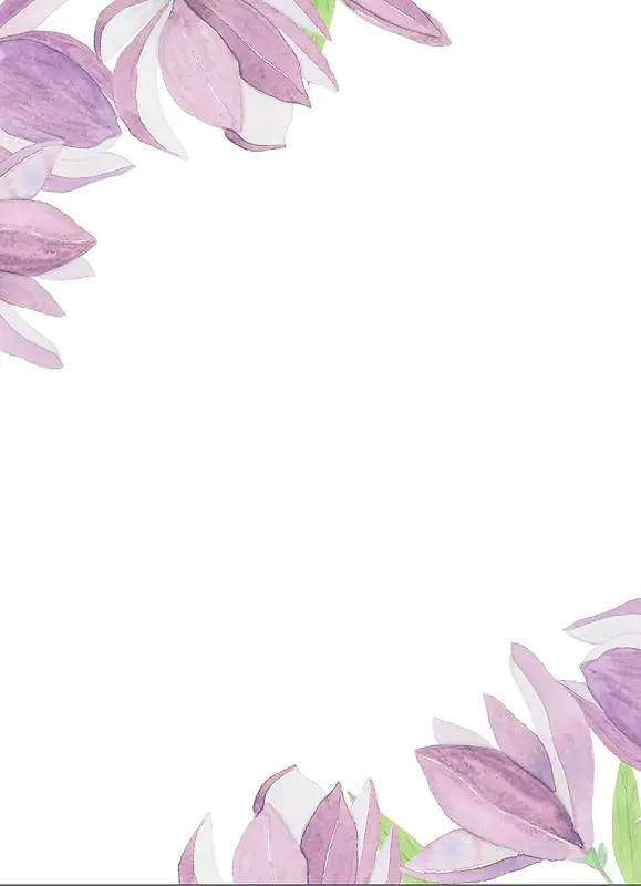 紫色花卉素色海报背景素材