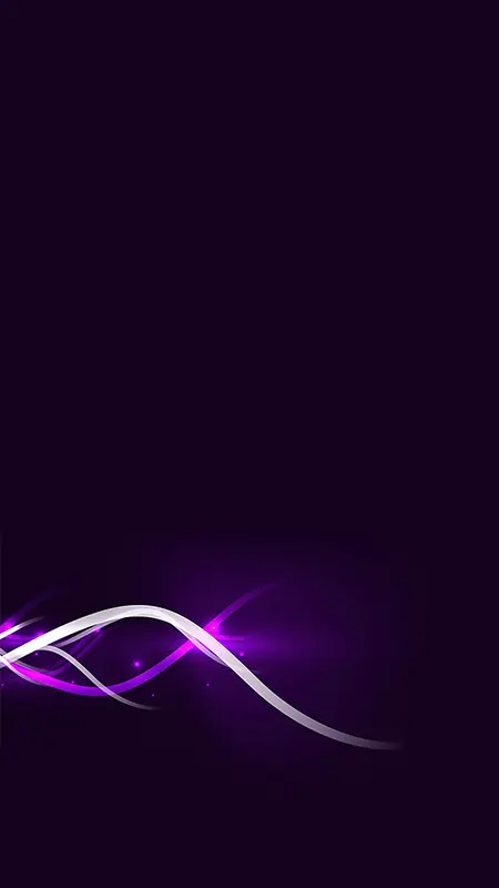 黑色背景的紫色发光线条H5背景