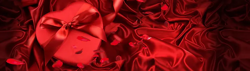 红色浪漫爱心情人节海报背景