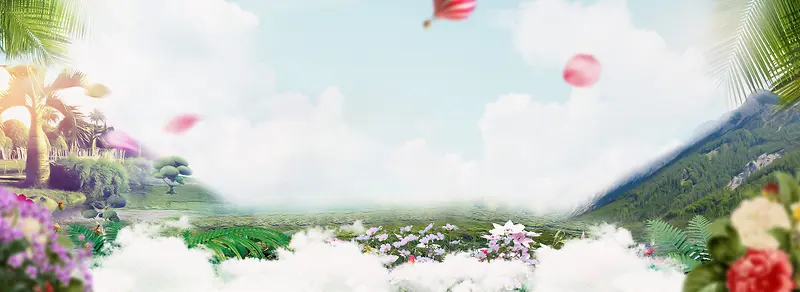 梦幻banner背景