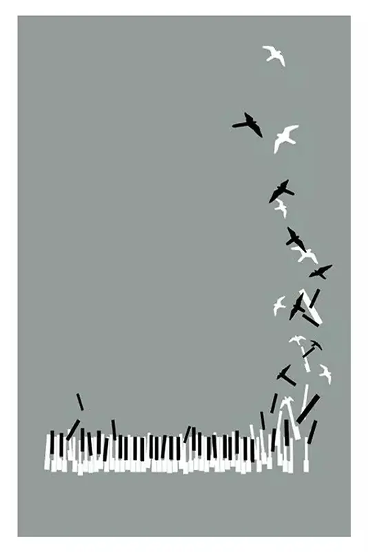 飞翔的音乐符海报设计