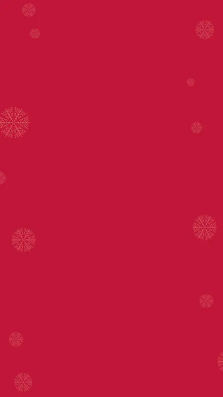 红色圣诞节雪花h5背景图