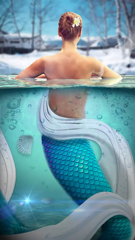 美人鱼宣传海报