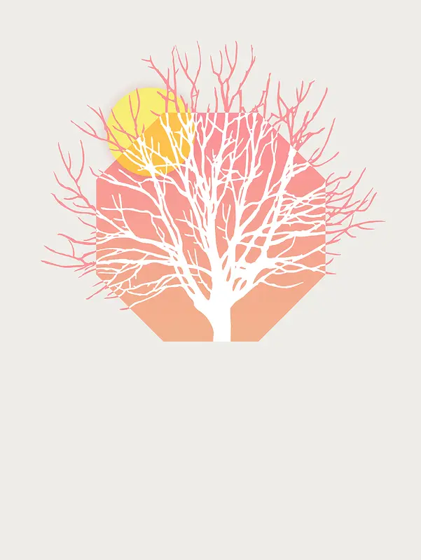 简约创意大学毕业设计展海报设计背景素材