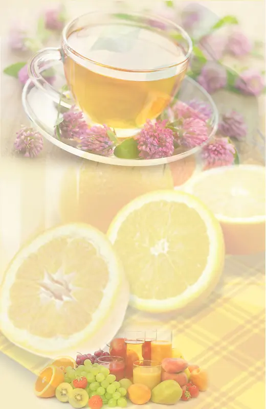 奶茶店菜单背景素材