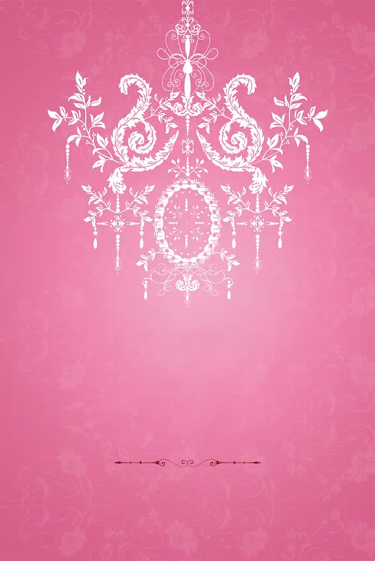 粉色浪漫婚礼迎宾海报PSD背景素材