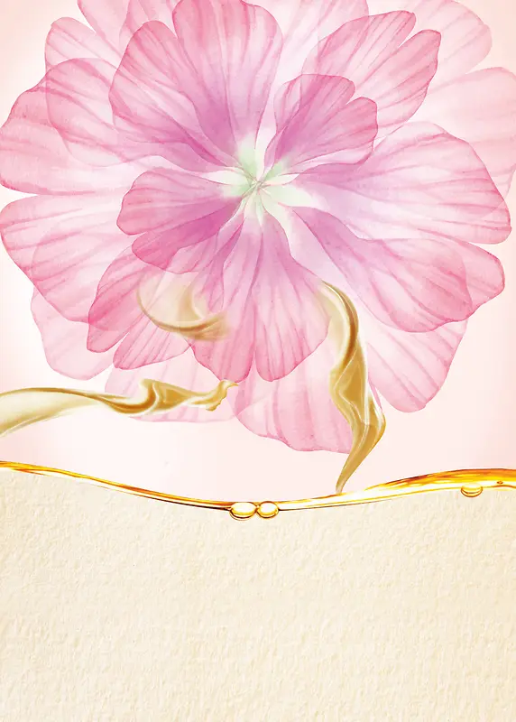 花朵绽放粉色系背景