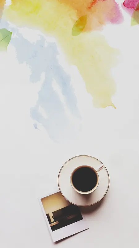 咖啡艺术H5背景