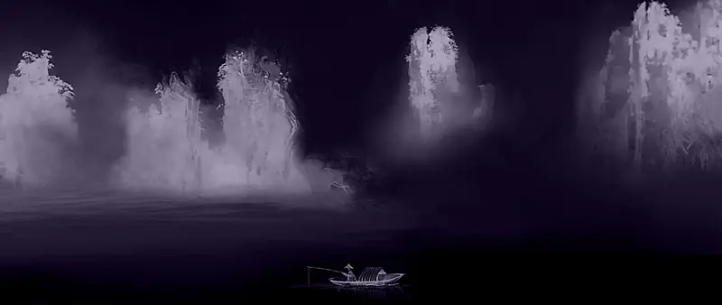 水墨漓江背景