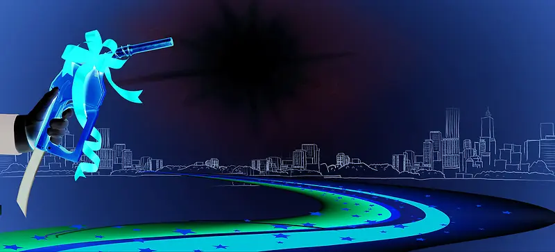 都市大气简约汽车海报背景