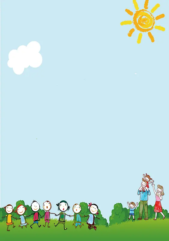 儿童节的宣传海报设计