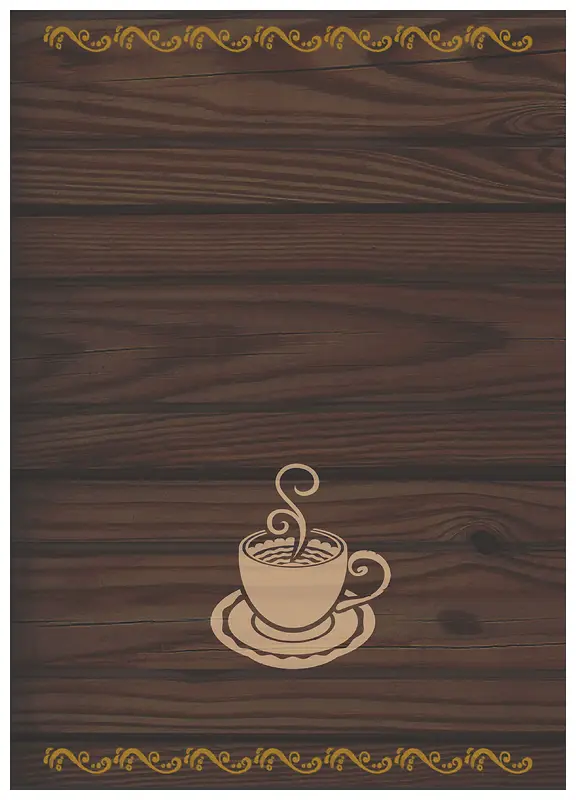 咖啡厅棕色纹理咖啡吧木纹背景