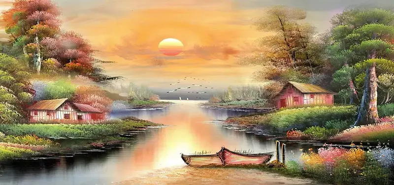 风景油画