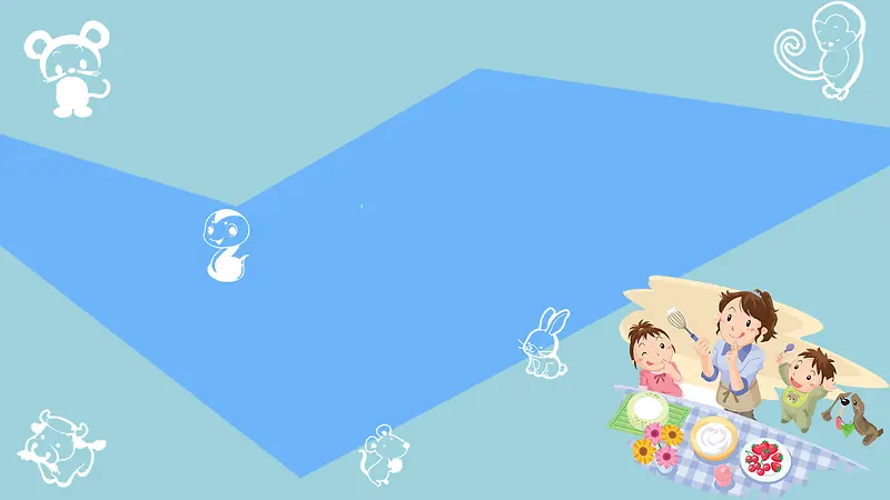 儿童 幼儿园 成长档案背景素材