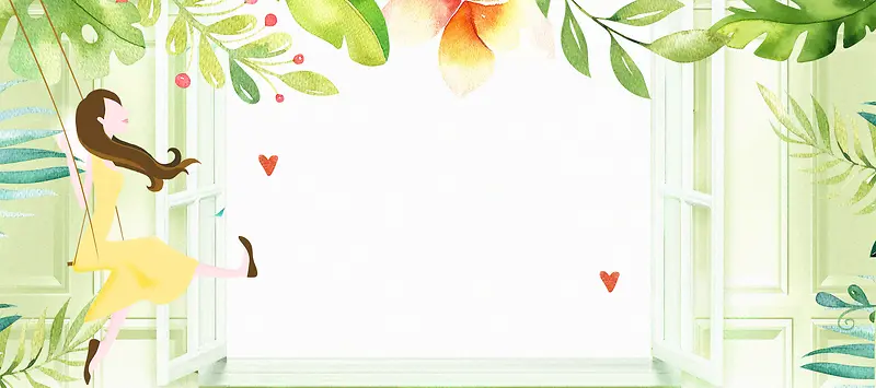 春季上新卡通可爱banner