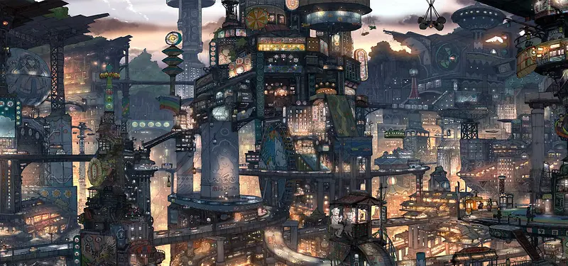 插画背景图