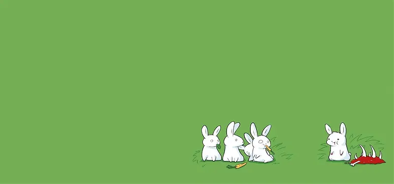 卡通兔子背景