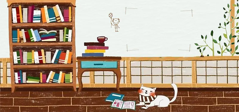 创意卡通手绘风开学季banner