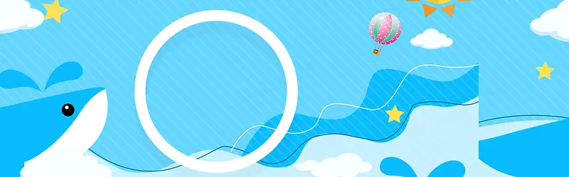 可爱卡通秋冬童装海报bannerPSD模