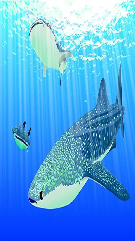 梦幻海底鲸鱼H5素材