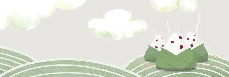 端午节卡通童趣banner