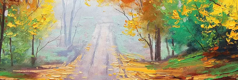 七彩枫树林背景图