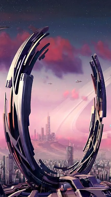 梦幻动漫H5背景