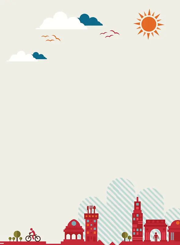 手绘风格海报