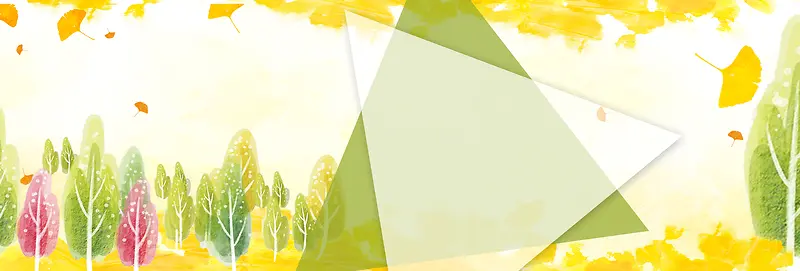 清新唯美手绘banner