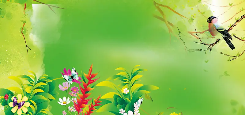 手绘清新背景