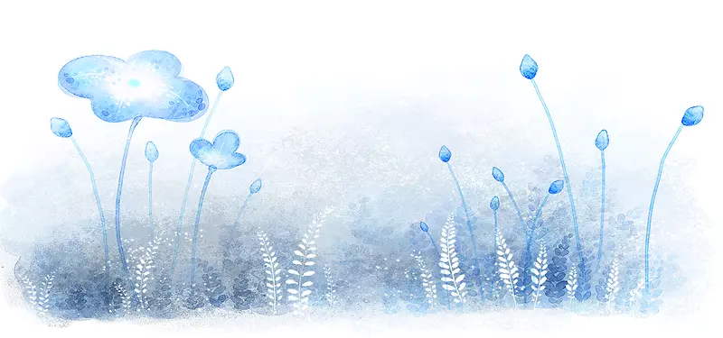 卡通手绘花背景