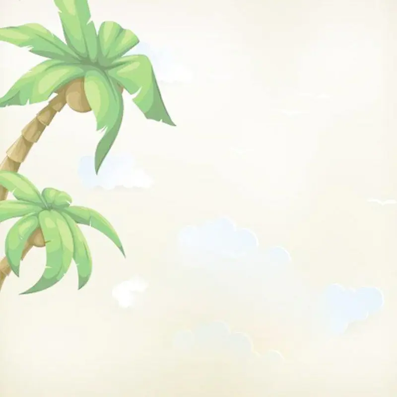 椰树简约背景图