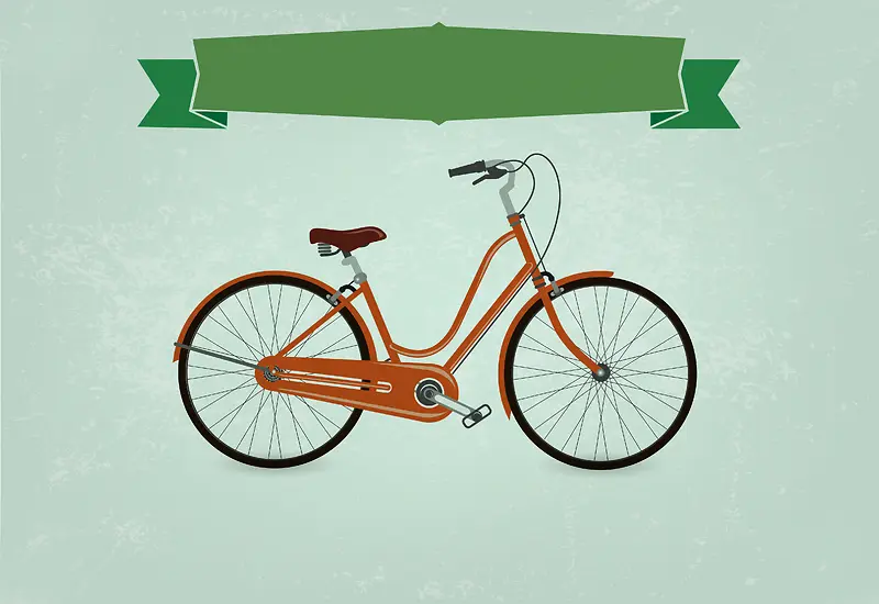 自行车水牌展板背景素材