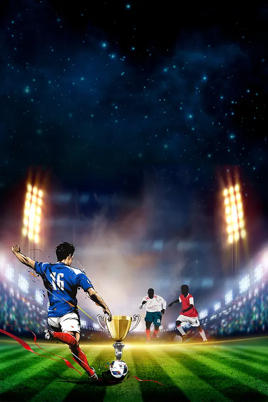 2018激战世界杯海报