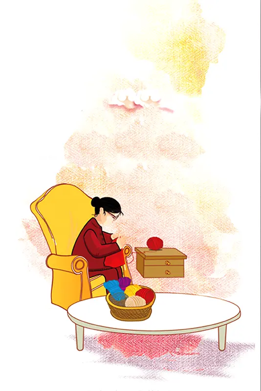 母亲节创意温馨海报背景图
