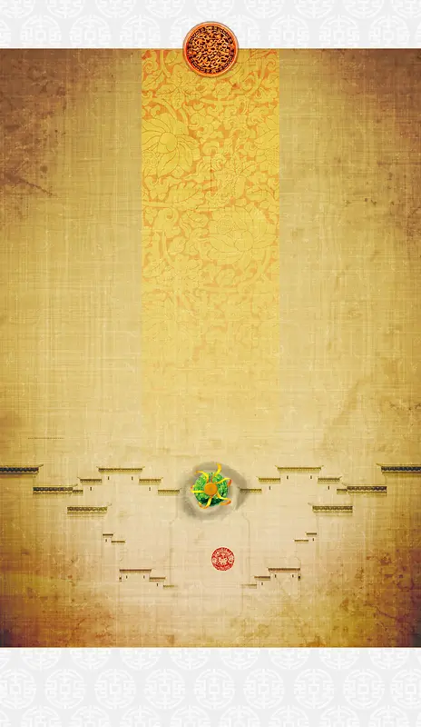 中国风质感海报背景