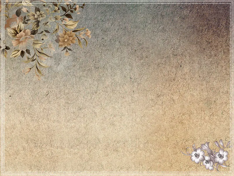 素色手绘花纹文艺背景素材