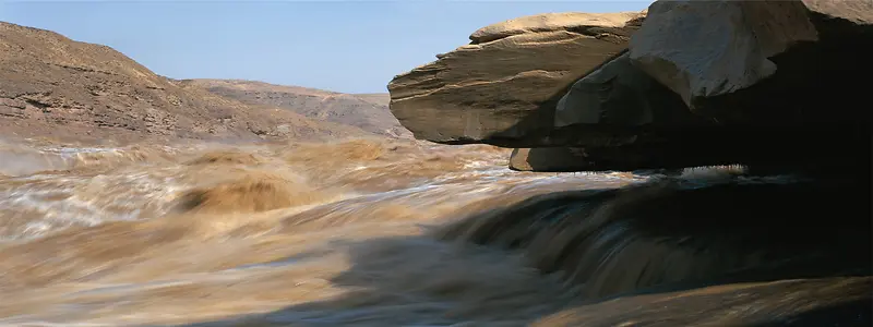黄河瀑布图