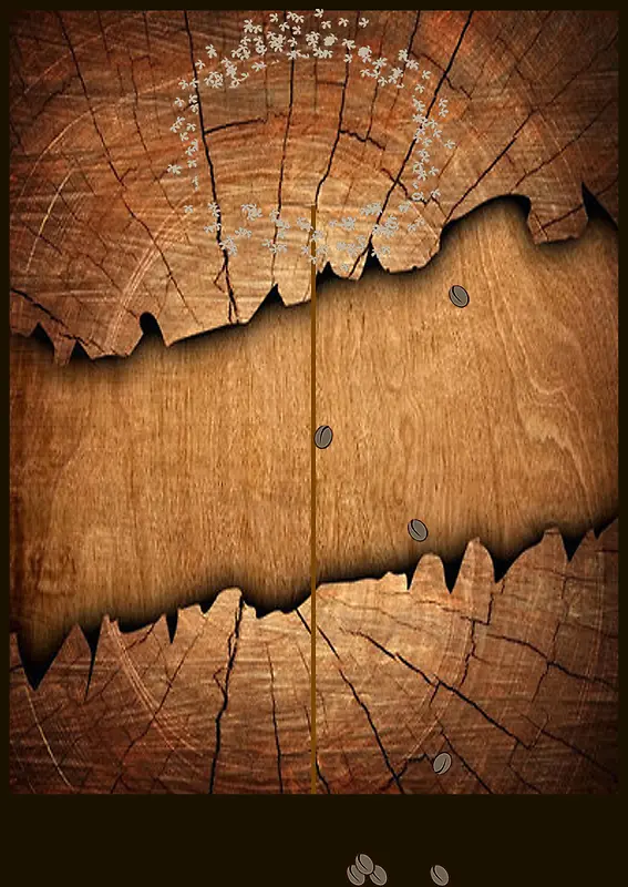 古典木质展板背景