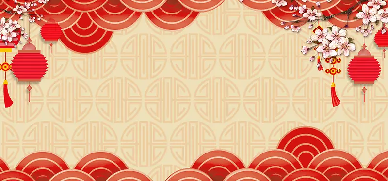 天猫2018恭贺新春服饰中国风海报PSD分层