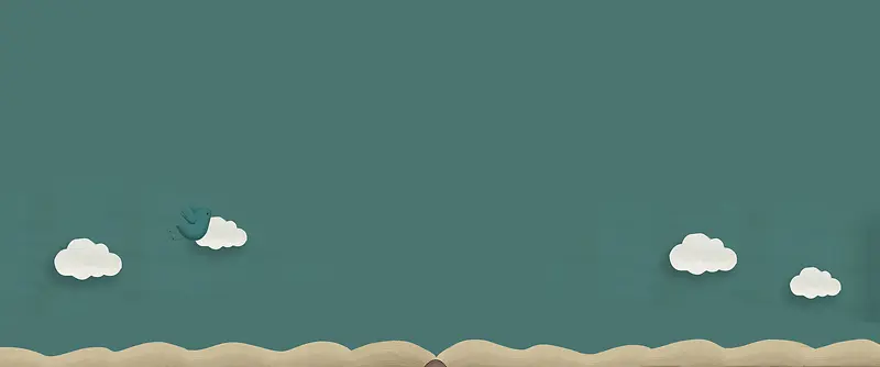 古朴扁平banner背景