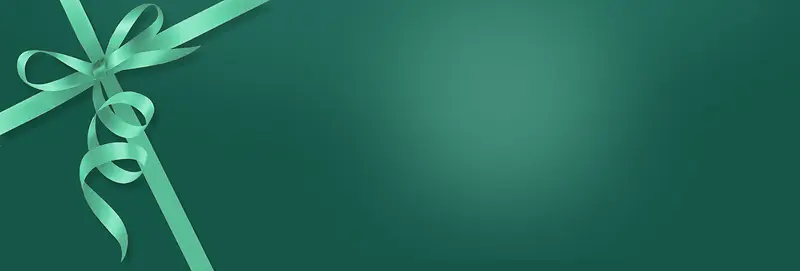绿色清新蝴蝶结海报背景