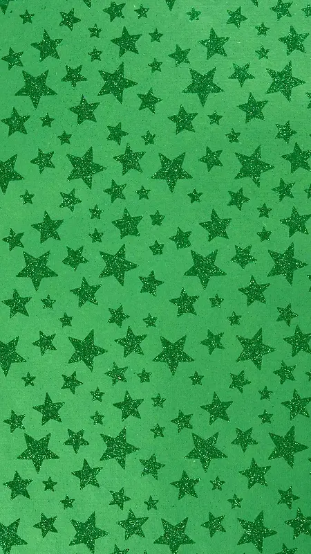 绿色五角星H5背景