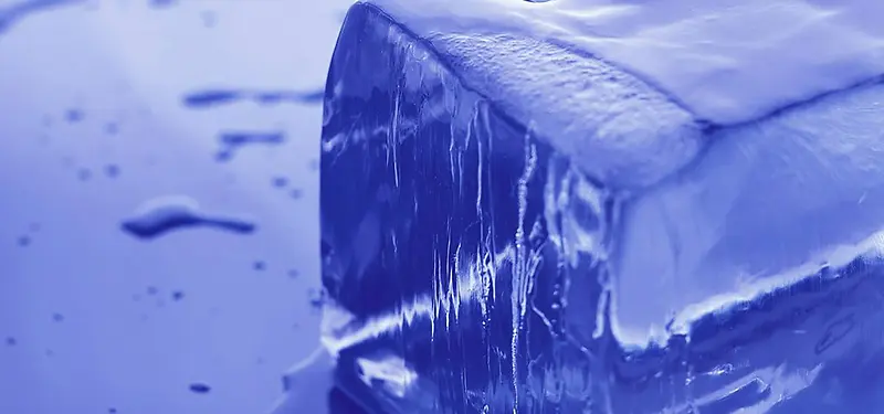 蓝色冰块背景