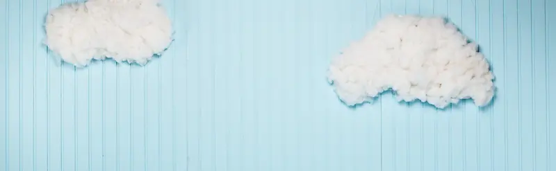梦幻蓝色纹理云朵背景