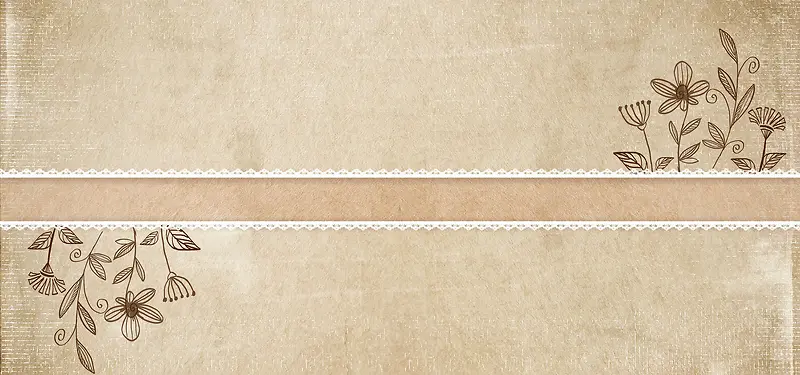 简约线条banner