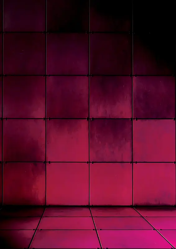 紫红色瓷砖墙面背景