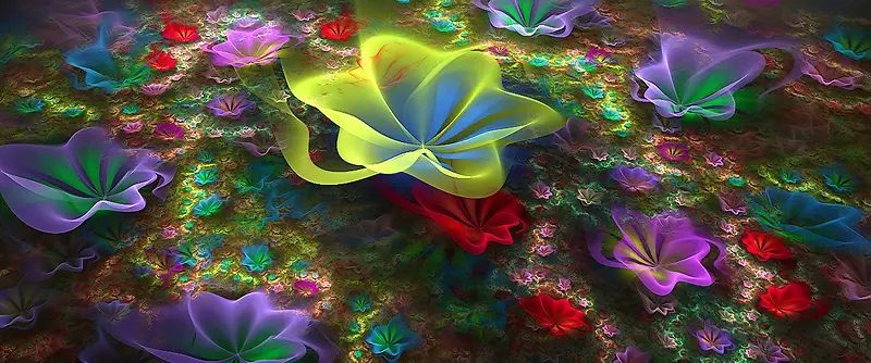 多彩 紫色 流线 炫彩 花纹